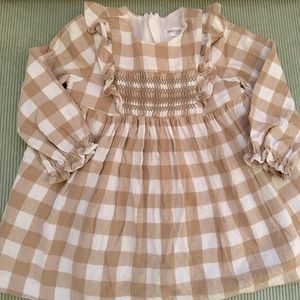 Flannel Gingham Dress 12-18M Mayoral